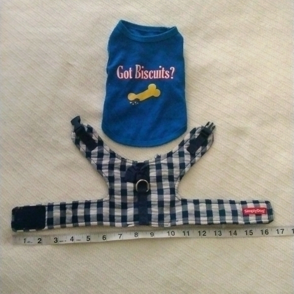 Small Dog Harness & Shirt Bundle - Picture 1 of 5
